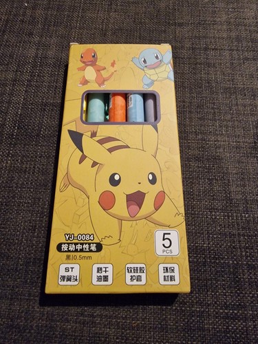 Penna pokemon confezione 5 - pokemon, da