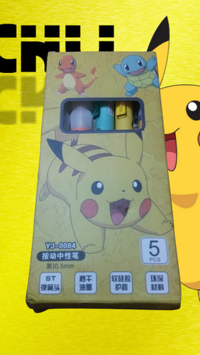 5pcs pikachu gel - pikachu,